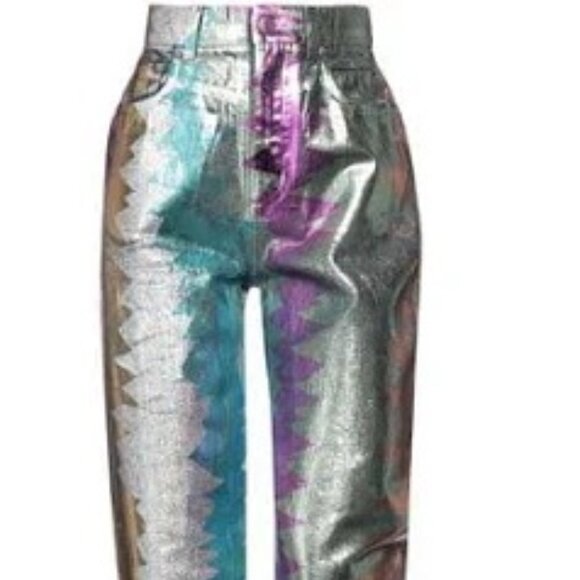 Dolce & Gabbana Amber Painted Jeans - Picture 2 of 16